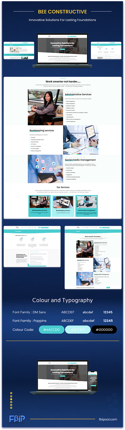 Bee Constructive | Website ui web website website design