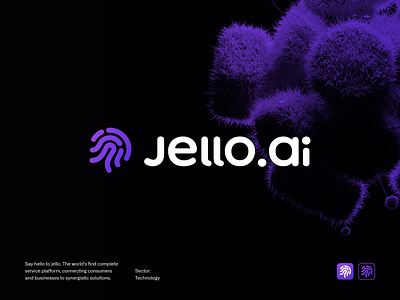 Jello.ai app branding design graphic design logo typography ui ux vector