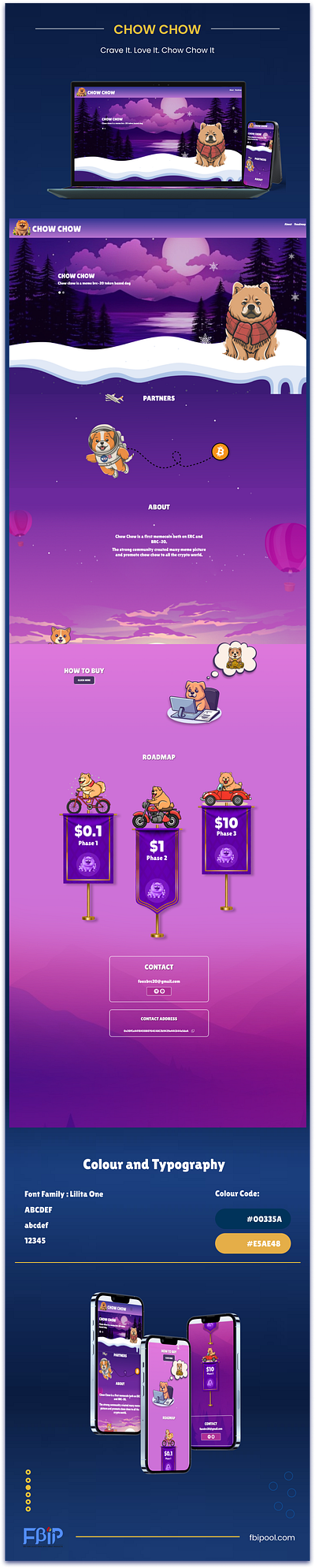 Chow Chow | Website ui web web designing website website design