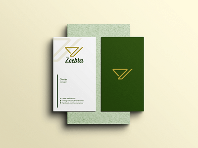 Zeebta Logo and Business Card Design 3d brand identity branding business business card business card design card design company logo design graphic design graphics icon design logo logo design logo icon logo mark minimal startup logo vector