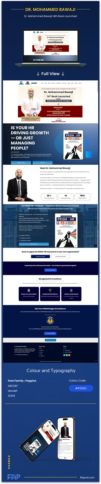 Dr. Mohammed Bawaji | Website 3d branding ui web website website design