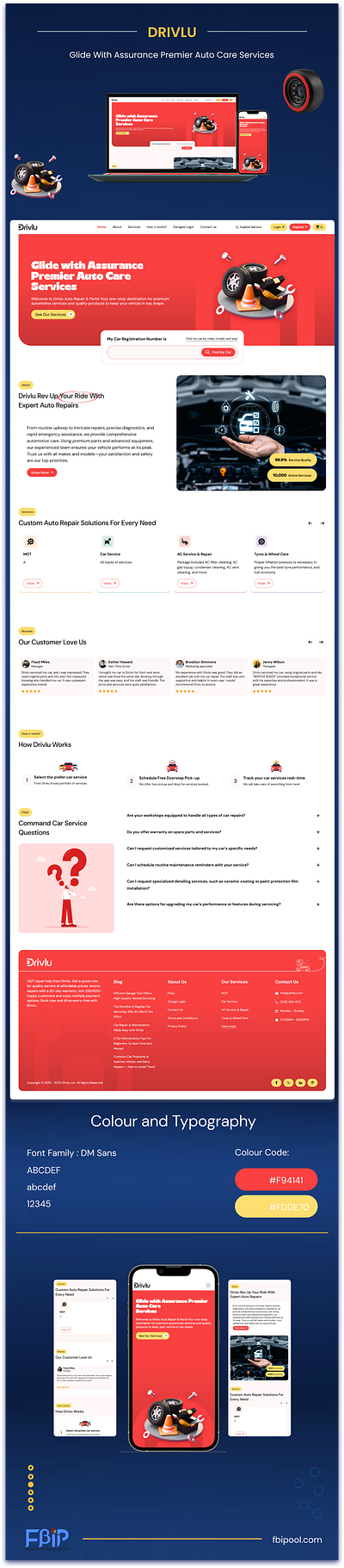 Drivlu | Website branding design ui web website website design