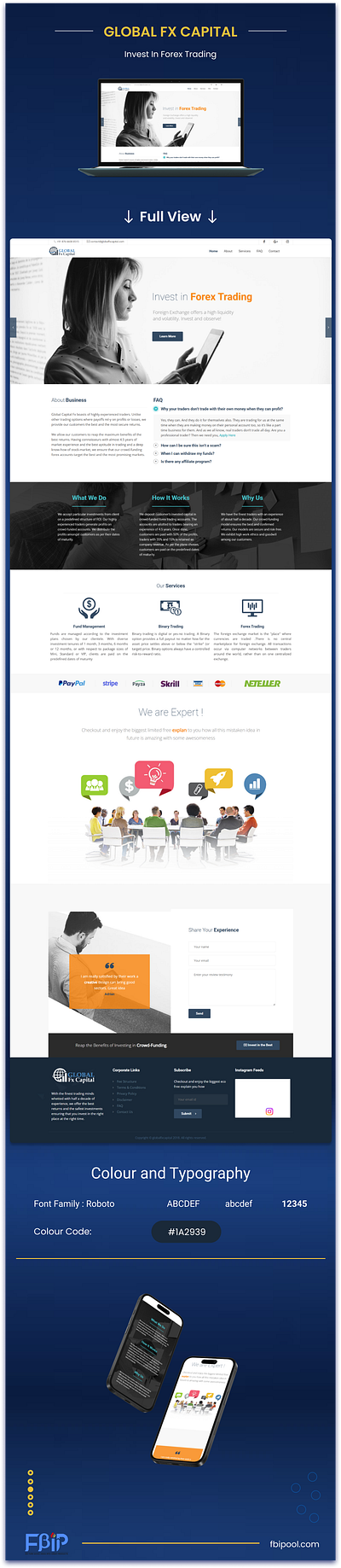 Global FX Capital | Website branding design ui web website website design