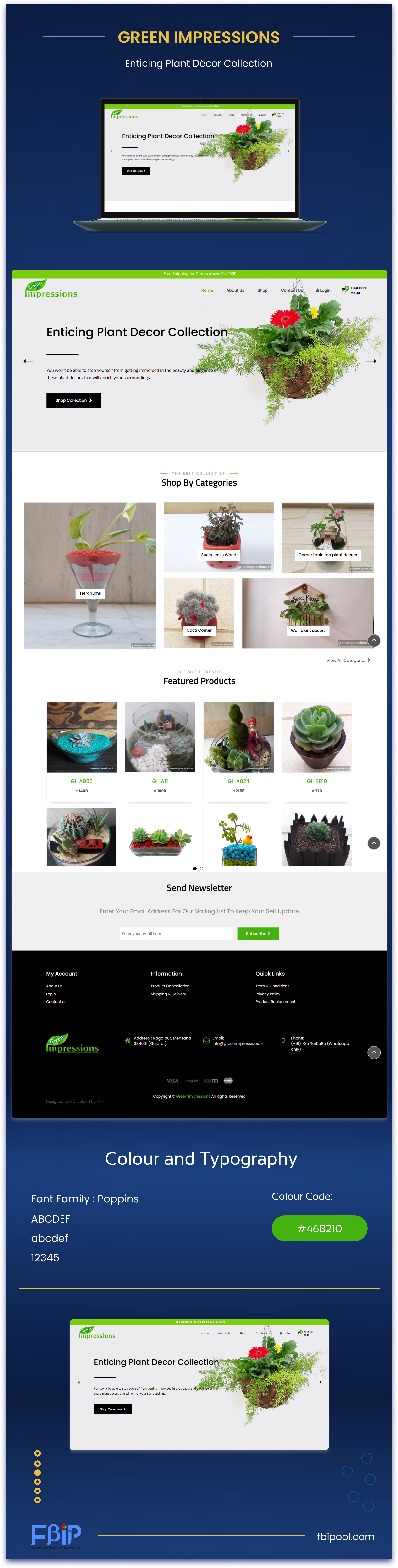 Green Impressions | Website design ui web website website design