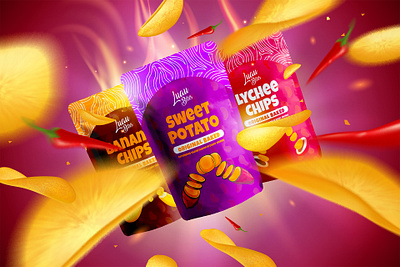 Tropical chips Branding- Pouch Packaging & Label Design attractive pouch chips chips design chips label chips label design chips packaging chips packaging design food label food label design food packaging food packaging design label label design packaging packaging design pouch pouch design pouch label pouch label design product label