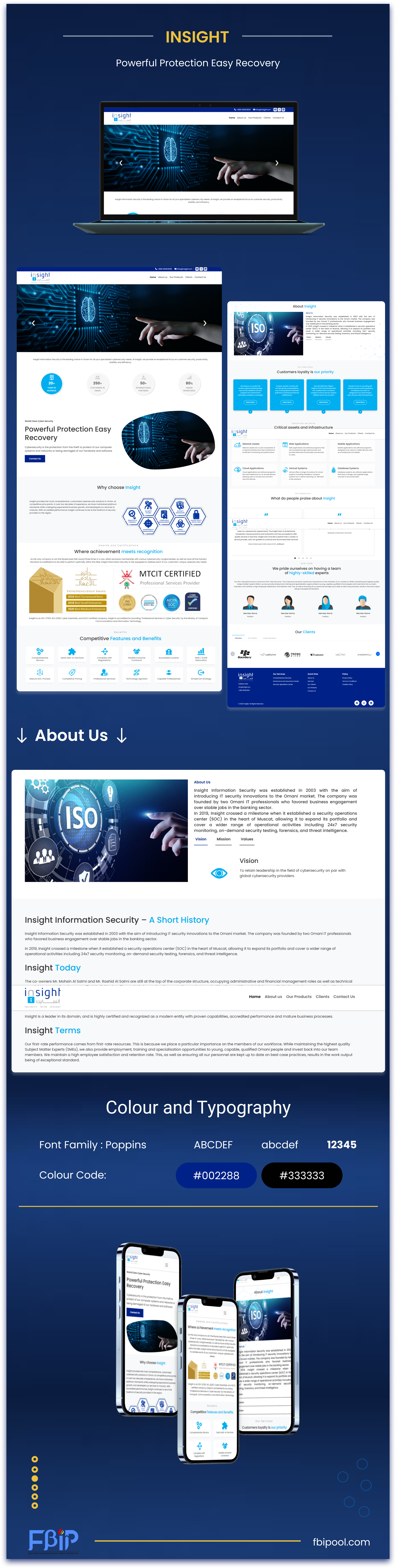 Insight It Company | Website branding design ui web website website design