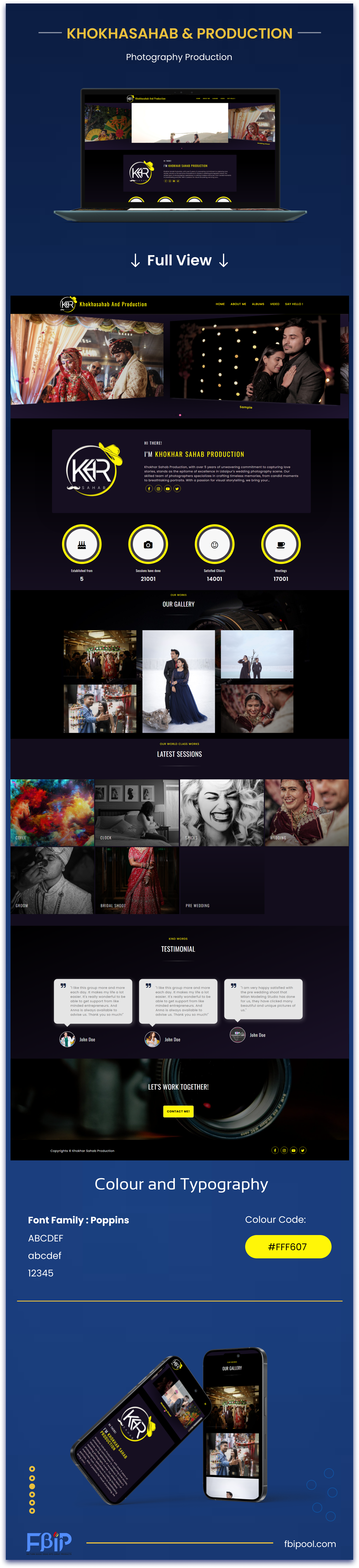 Khokhasaheb & Production Photography branding design graphic design illustration logo photography ui vector web website website design