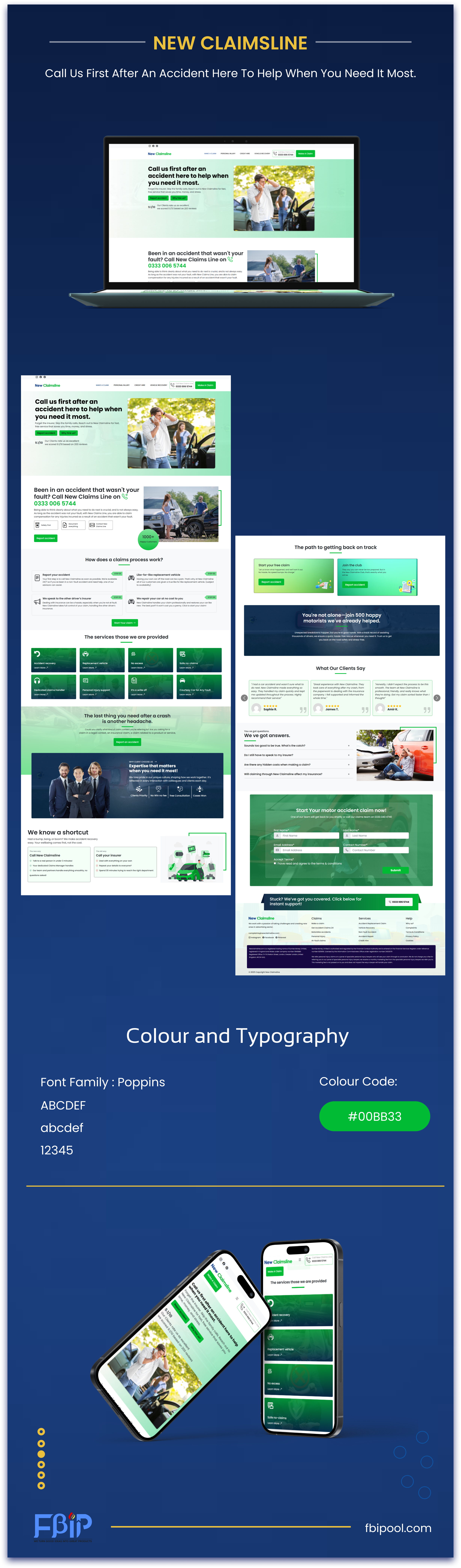 New Claims Line | Website branding design graphic design illustration logo ui vector web website website design