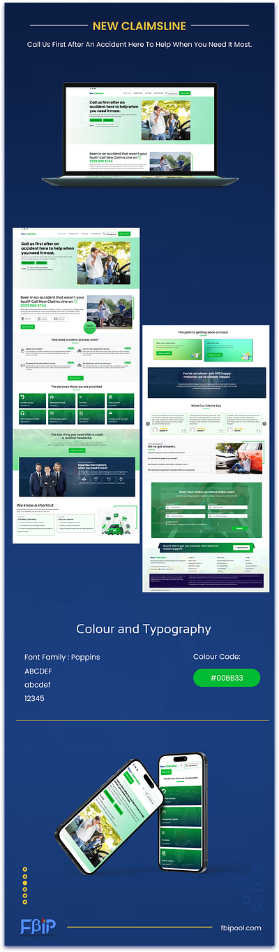 New Claims Line | Website branding design graphic design illustration logo ui vector web website website design