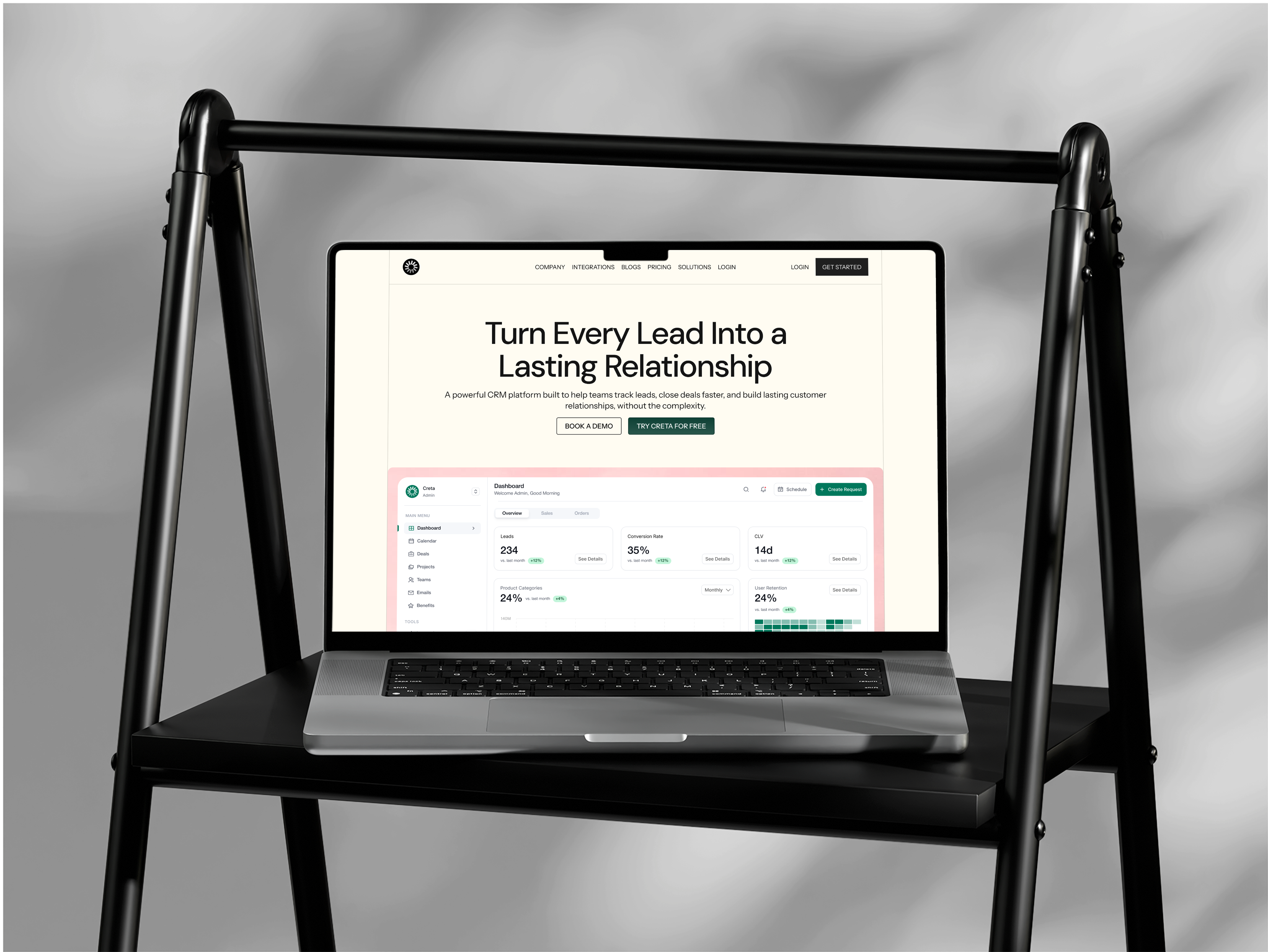 Example of Premium UI/UX Design & Framer Web Dev