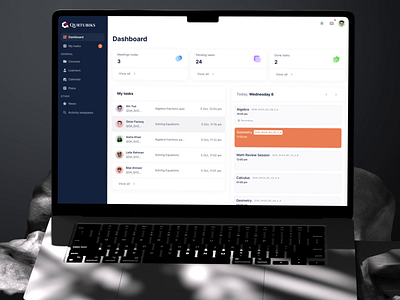 Dashboard Design for School Website – Qurtuba admin dashboard animation core app dashboard dashboard design dashboard ui edtech platform edtech ui education icons education tools education web app education website learning dashboard learning management system lms dashboard modern dashboard phenomenon studio school website ux ui design workspace design