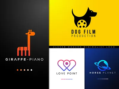 Clever logo design collection adobe illustrator brand identity brand style guide branding branding designer branding service fiverr.com graphic design logo logo design logo design service logo designer logomark minimalist branding minimalist logo modern logo trending design trending logo style visual identity