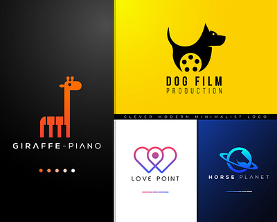 Clever logo design collection adobe illustrator brand identity brand style guide branding branding designer branding service fiverr.com graphic design logo logo design logo design service logo designer logomark minimalist branding minimalist logo modern logo trending design trending logo style visual identity