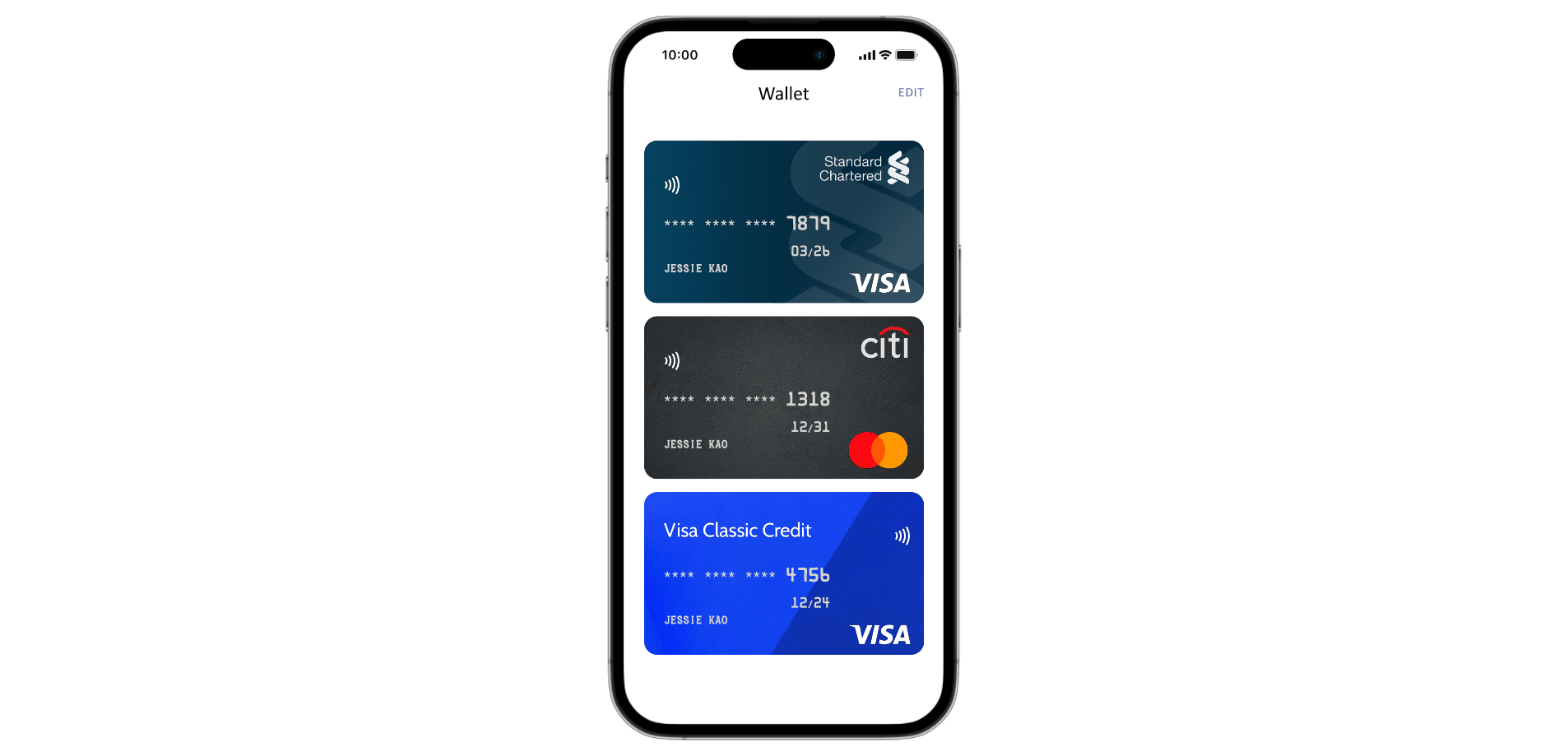 Wallet and transaction list with flipping animation animation design ui ux