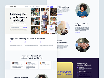 Kippa Start: Business registration design web design website