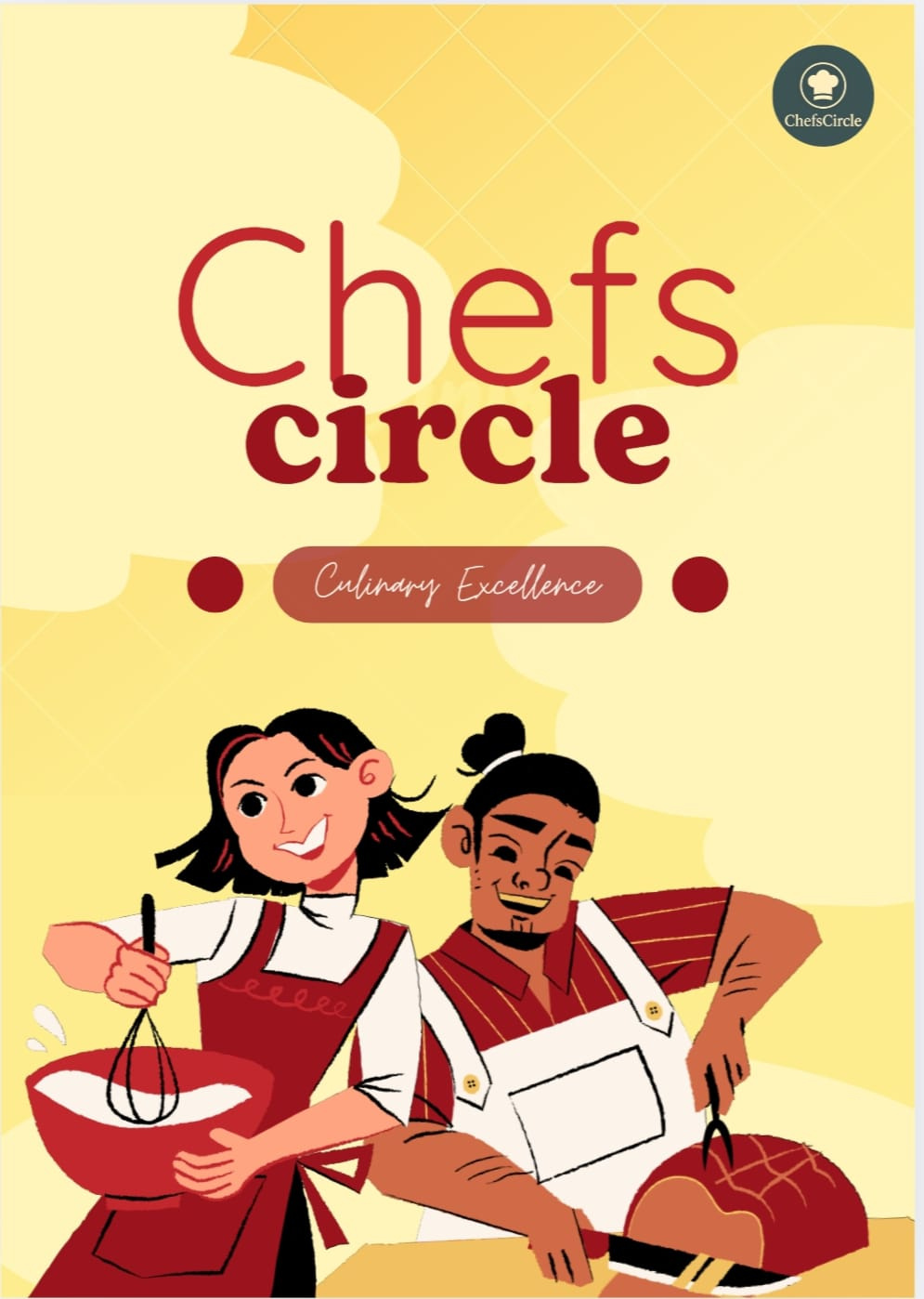 ChefsCircle (an Culinary/Food Tech Startup) culinary food graphic design instagram social media startup