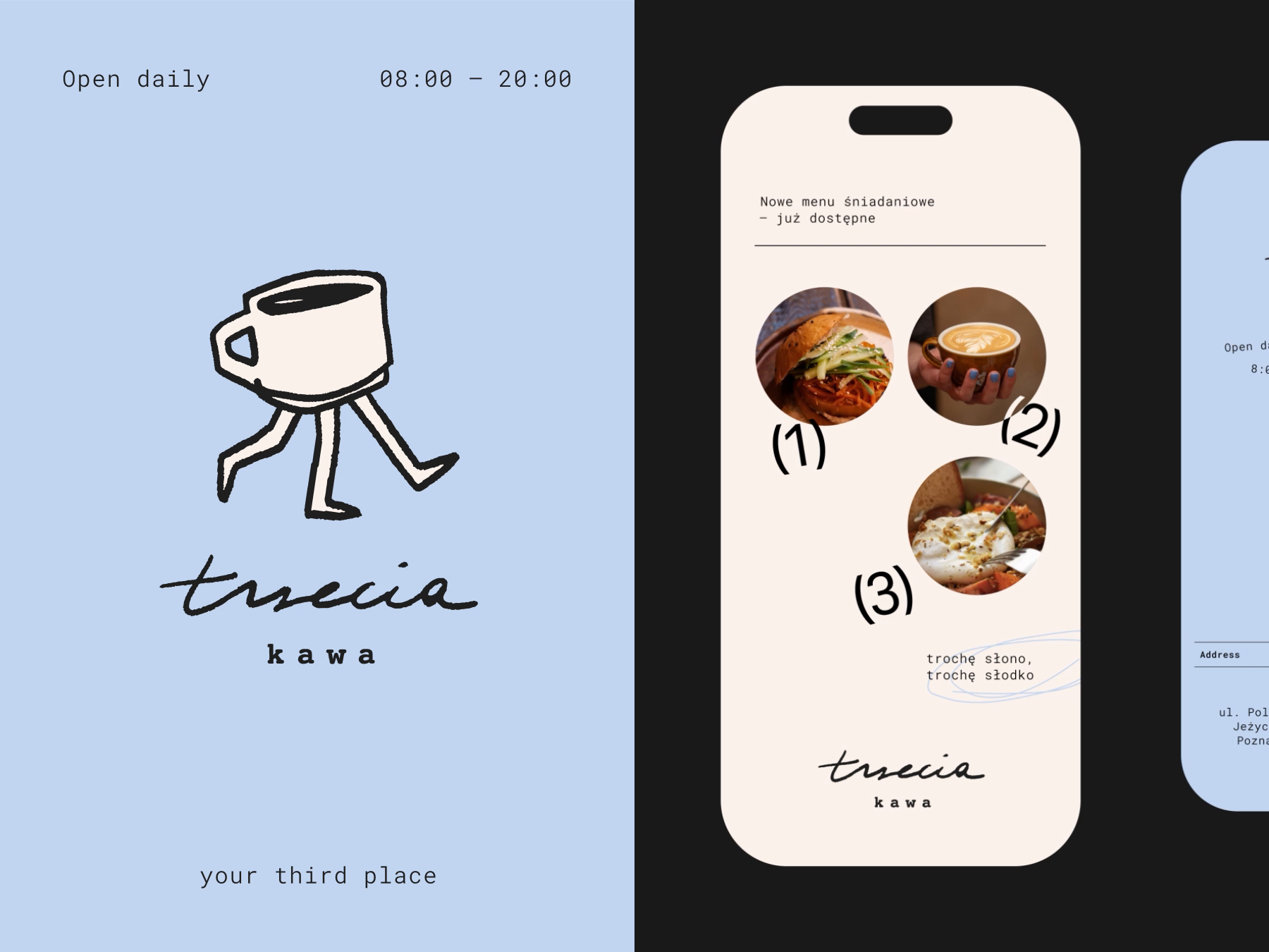 Example of third coffee - brand identity