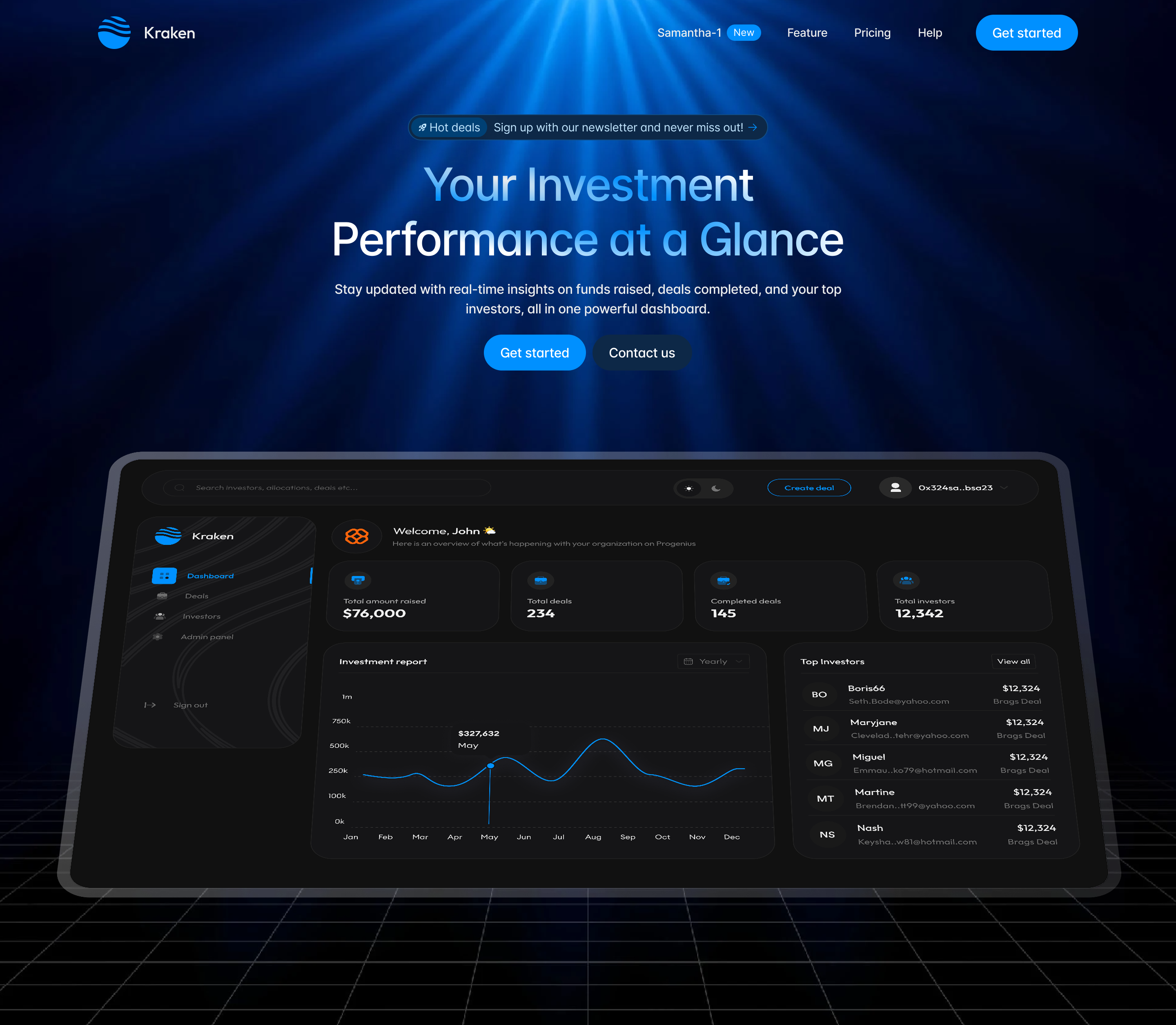 Hero concept background crypto dark design hero herosection landingpage saas ui web website