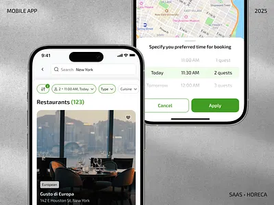 Table: A Real-Time Booking & Smart Menu Mobile Experience app booking branding cafe cards design erp map menu mobile restaurant saas ui ux web app