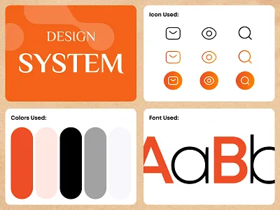 Complete Design System Overview for a Smooth, Modern UI branding clean design color palette design system icons interface design modern ui product design style guide typography ui design ui kit ux design visual identity web design
