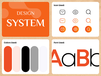 Complete Design System Overview for a Smooth, Modern UI branding clean design color palette design system icons interface design modern ui product design style guide typography ui design ui kit ux design visual identity web design