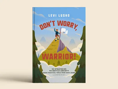 Discover the warrior within you adobe bookcover character chracterdesign coverdesign coverillustration illustration landscape layoutdesign muti photoshop selfhelp sky texture trees