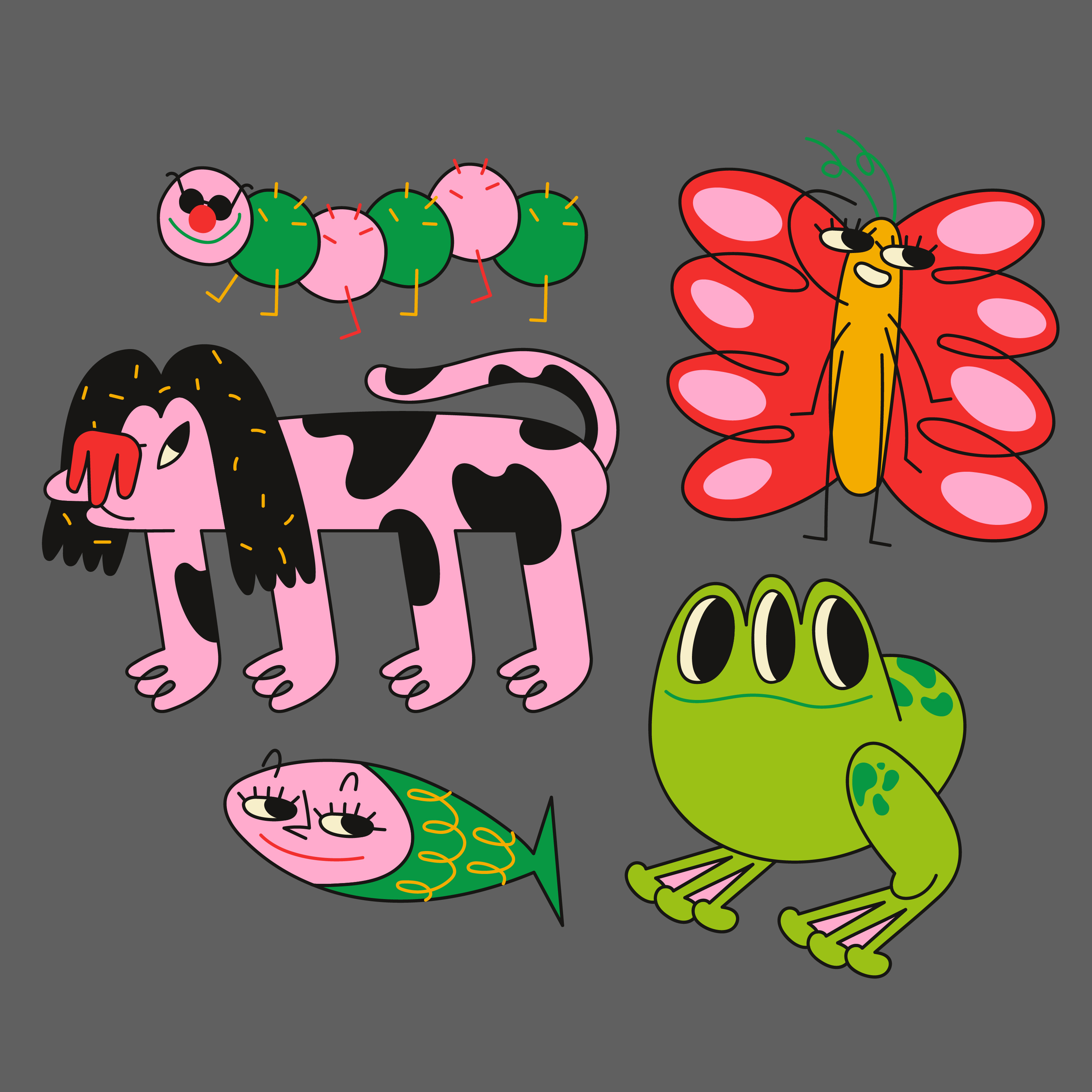 Kiddieland Animal Asset Illustration