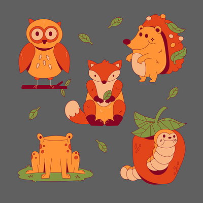 Summer Animal Asset Illustration