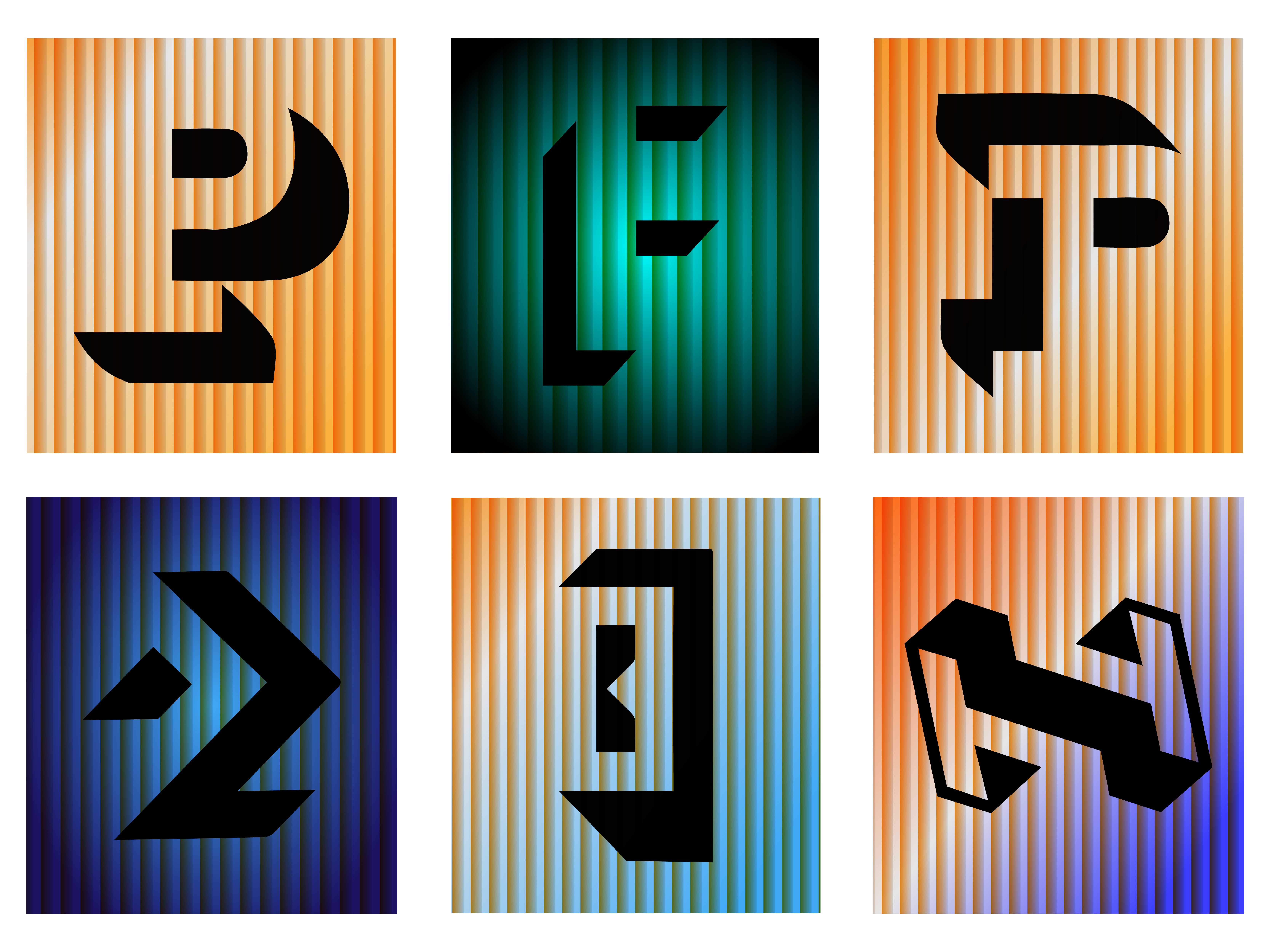 Example of 3D Logo And Letter Mark