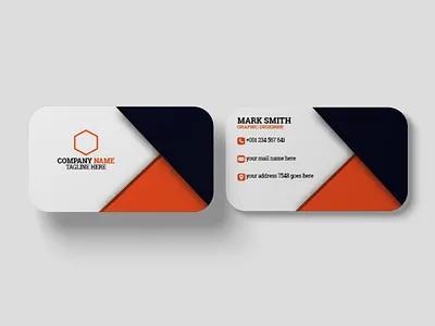 Corporate Business Card Design banner branding business card corporate business card design creative graphic design illustration logo poster vector