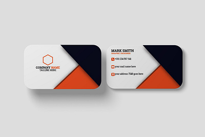 Corporate Business Card Design banner branding business card corporate business card design creative graphic design illustration logo poster vector