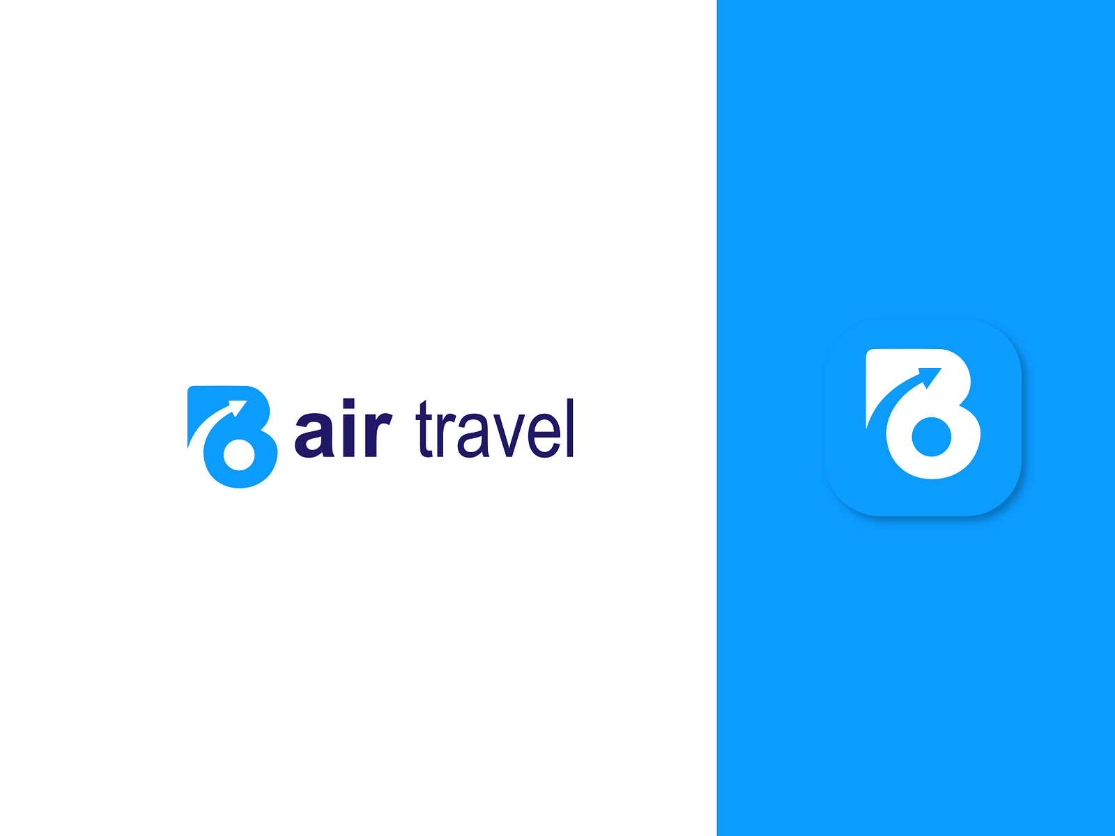 Letter B Air Travel Logo For sale by Freelancer Shubhro on Dribbble