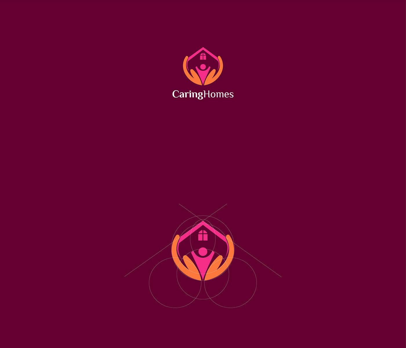 Logo design concept for property management company branding graphic design logo property