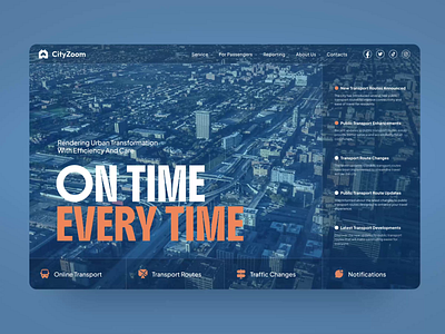 Systemic UX for Urban Transit Management company figma management transport ui urban ux website