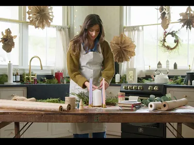 Advent Set Design advent advent candles art direction bible branding candles design illustration jesus production design set design