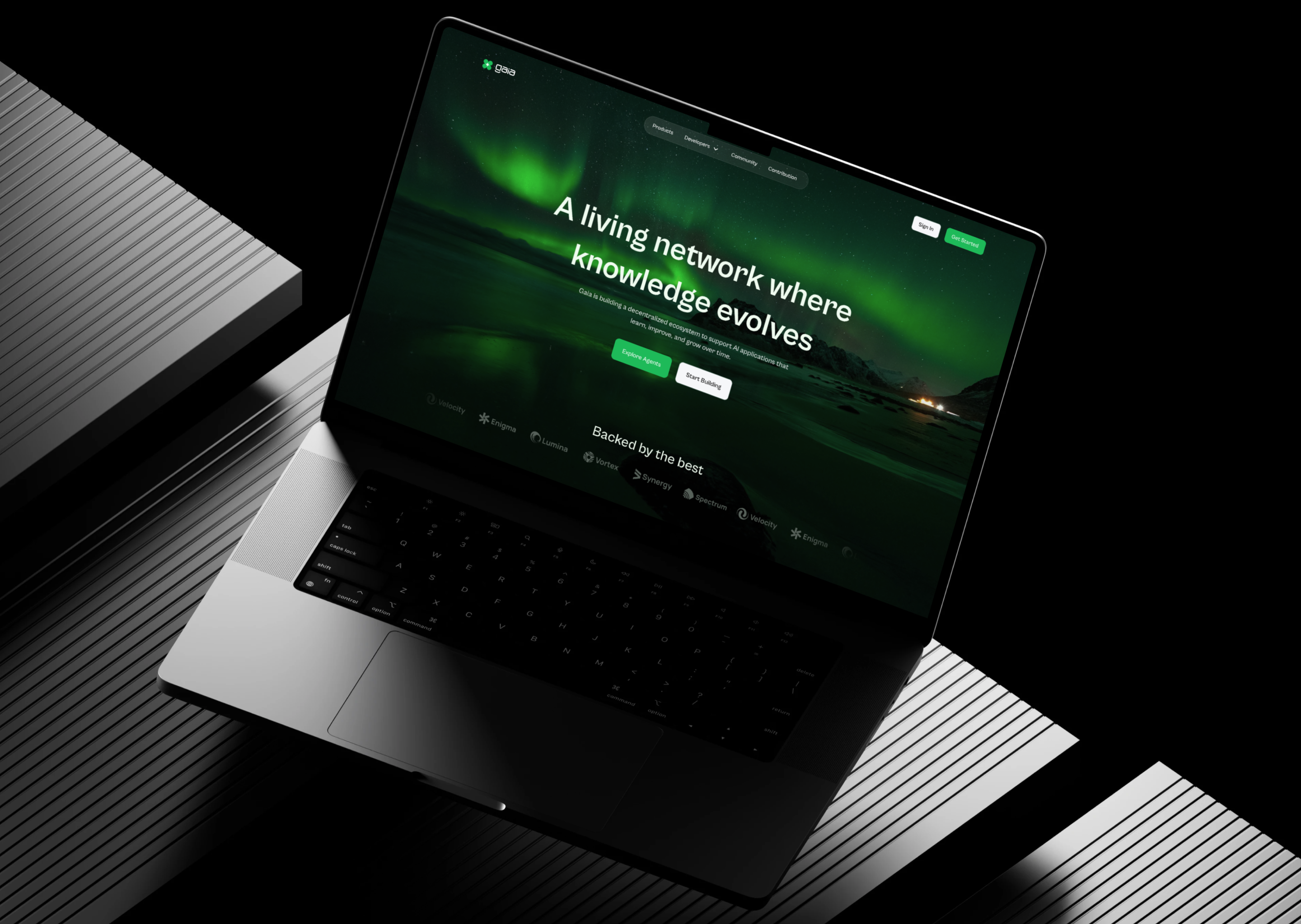 Living Network — AI Agent Website Design ai ai agent ai cloud ai generator landing page ai generator tool ai landing page ai startup ai technology ai website ai website design aiml artificial intelligence depin design gpu homepage ipu neural network startup web3 web3 design