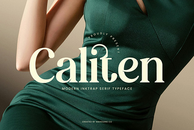 Caliten – Modern Inktrap Serif branding design font graphic design illustration logo motion graphics serif font type type design typeface typography ui