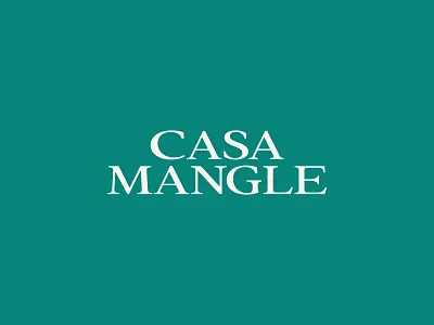 Casa Mangle - Resort Logo Design boutique hotel branding caribbean elegant logo design minimalist signage typography wordmark