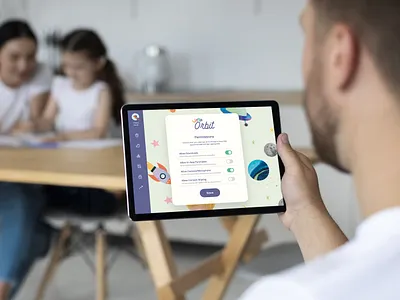 Little Orbit – Brand & UX/UI Design for E-Learning Kids app e learning ui uidesign ux uxdesign uxui uxuidesign