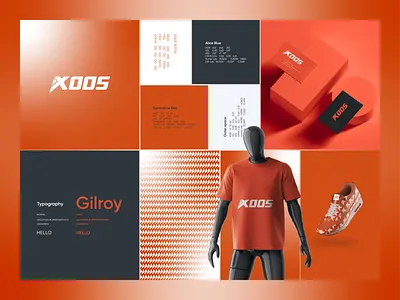 XOOS Logo Brand Identity ai best logo branding clothing logo corporate logo design fashion logo graphic design industrial logo logo logo artist logo design logo designer logo icon logo mark logo type tech typography wordmark