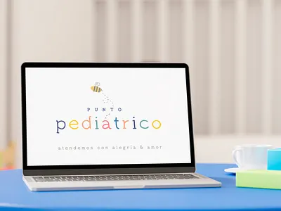 Visual identity design for pediatric brand branding illustration logo pediatric