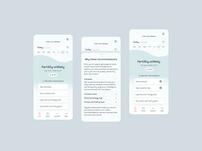 UX/UI design for cycle tracking app phone tracking ui uidesign ux uxdesign uxui uxuidesign