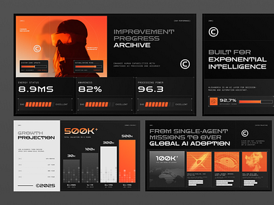 Alexandria.ai - AI Personal Assistant Pitch Deck ai ai agent ai assistant ai personal assistant artificial intelligence branding dark mode graphic design layout design personal assistant pitchdeck pitchdeck design presentation slide slide deck slide design