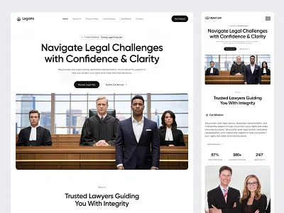 Law Firm Website attorney court court services judge landing page law law firm law firm landing page law firm website lawfirm lawyer legal branding legal services legal website product design ui web design website