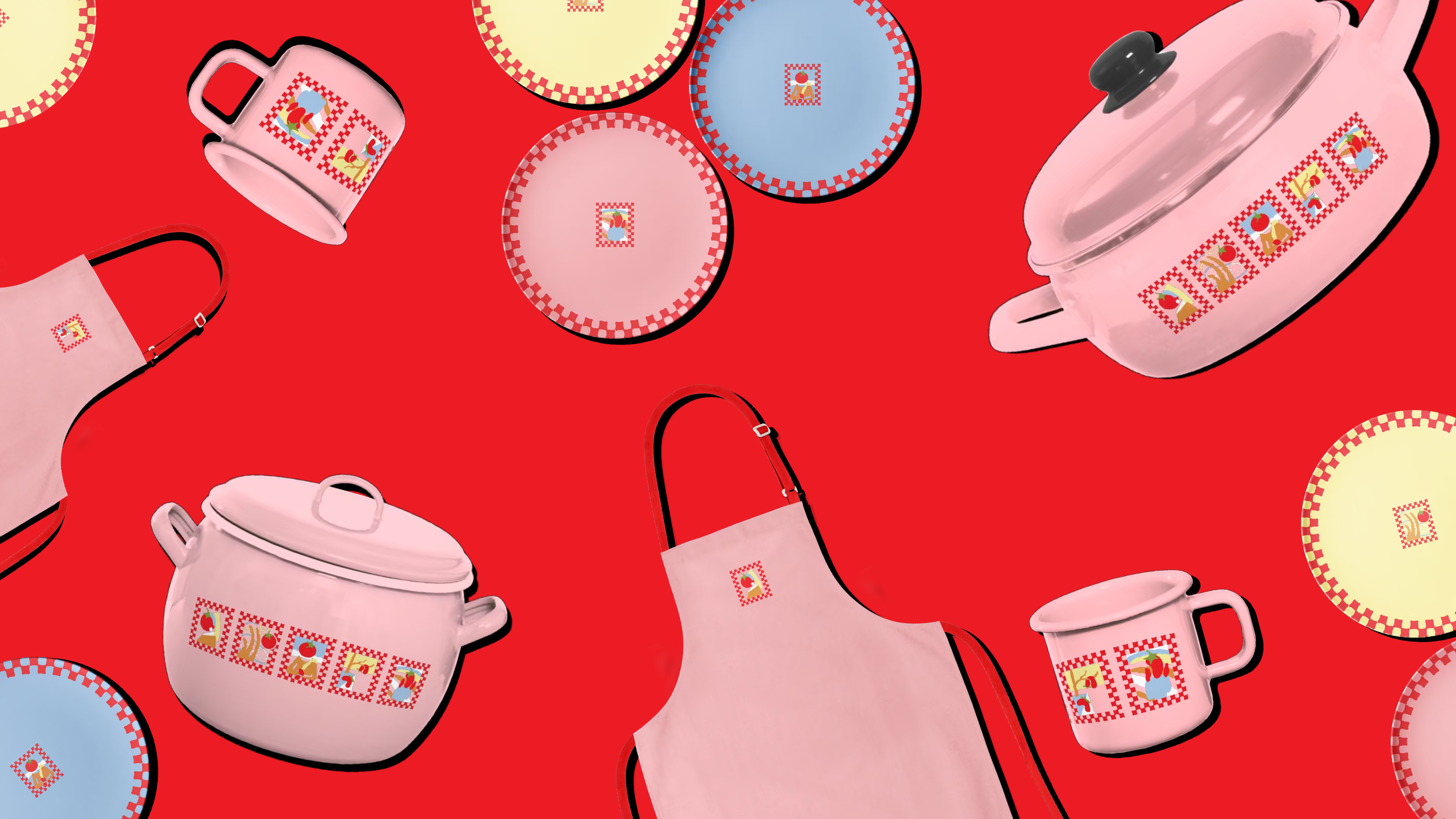 Art of Cuisine - Tomato Masterpieces Cookware art direction branding cookware design graphic design