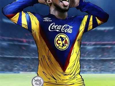 Julian es el padre de las Chivas ilustracion aguilas akyanyme clubamerica dibujo digitalart elmasgrande elreydecopas futbol ilustracion ligamx media mexico monumental noai painting quiñones soccer social trapo usa