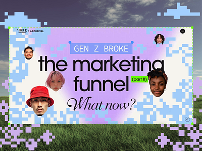 Vogue Business | Archrival: Gen Z Report animation blog creative design data visualisation editorial gen z hero hover magazine marketing mouse interaction report shader storytelling typography ui vogue website