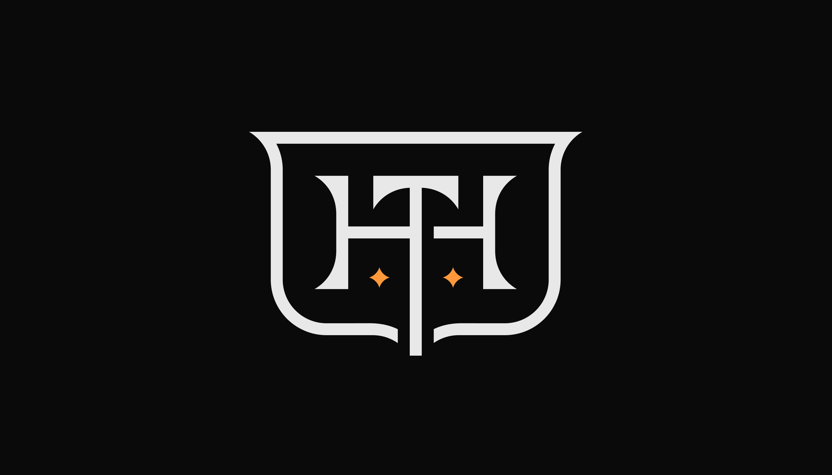 Monogram Challenge – Day 1 (H+T+Shield) brand designer brand identity branding graphic designer ht letter logo designer logo maker minimalistic monogram star th typographic