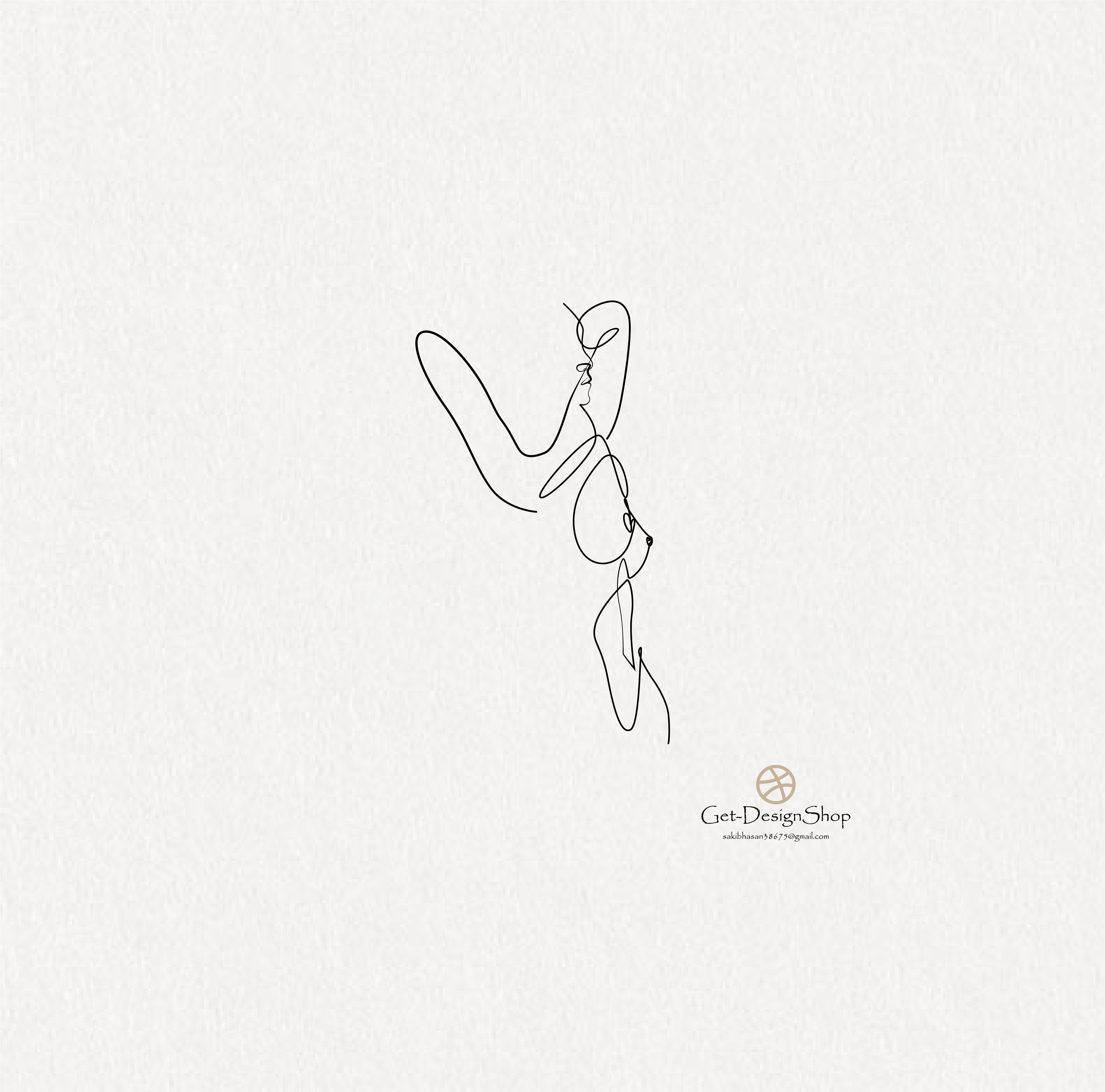 ✨ A celebration of feminine grace in one continuous stroke ✨ Min design illustration illustration art line art one line art vector