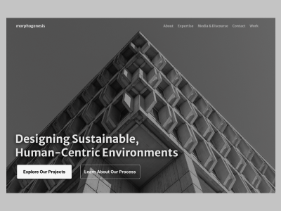 Hero Section Revamp— UI/UX for Architecture Studio architecture building hero section interior landing page revamp ui web web design